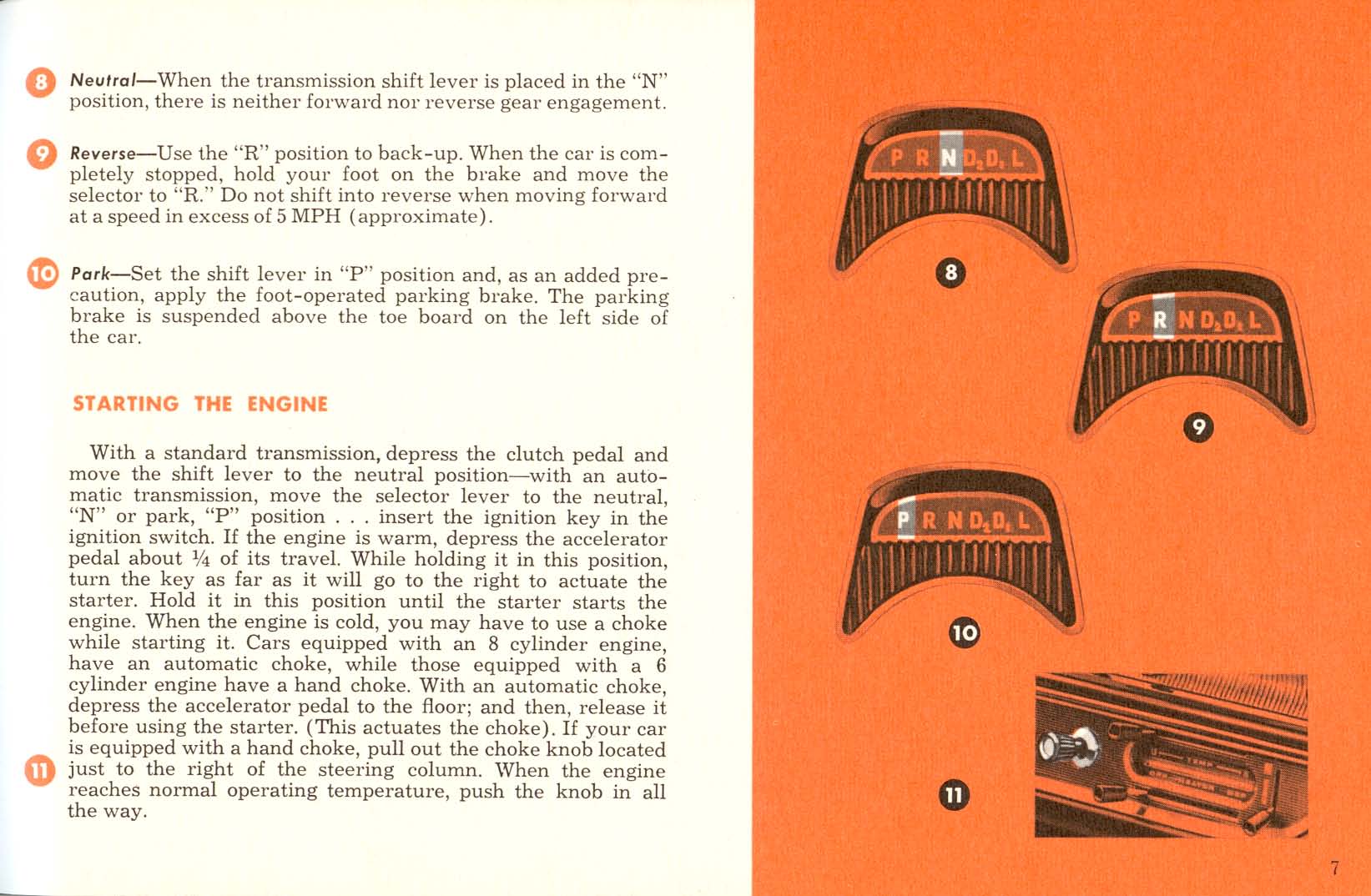 1961 Mercury Owners Manual Page 34
